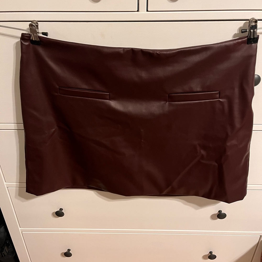 a new day Women's Mini Skirt in Burgundy